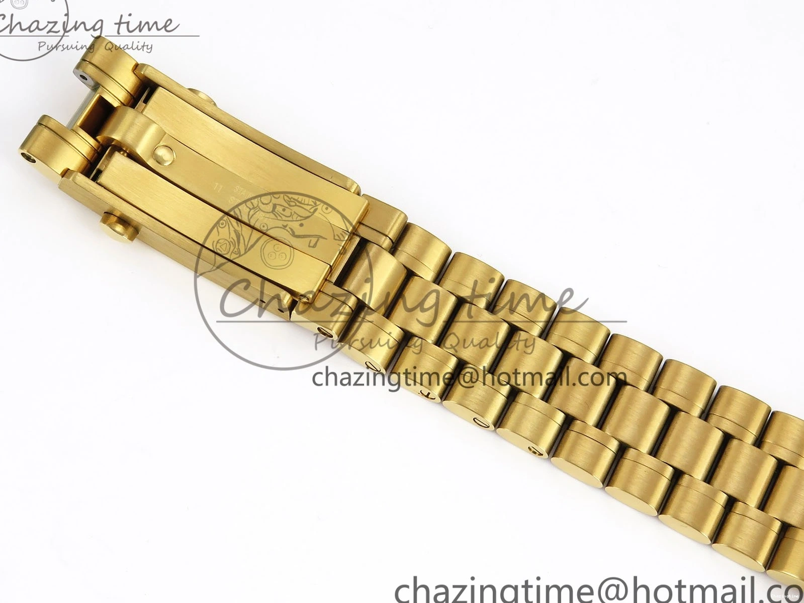 0204 Speedmaster YG RMF Best Edition YG Black Dial on YG Bracelet Lemania HW Durable 7725